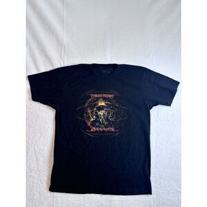 Judas Priest Nostradamus Tour Black Short‎ Sleeve Shirt Men's Large *